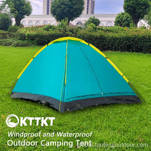 2.2kg turquoise Camping trekking false double tent